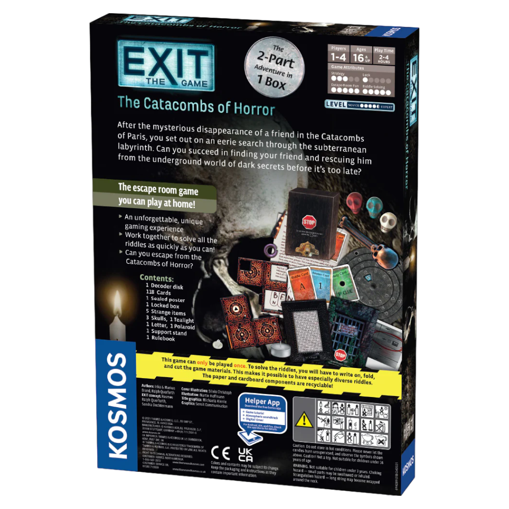 THAMES & KOSMOS Exit The Game The Catacombs of Horror