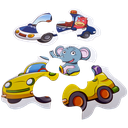 Puzzle Rescue Series Two or Three Pieces Puzzle 6 Patterns 17 pcs