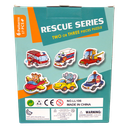 Puzzle Rescue Series Two or Three Pieces Puzzle 6 Patterns 17 pcs