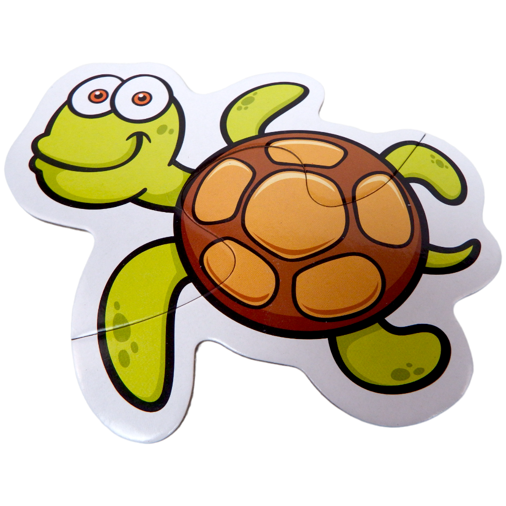 Puzzle Marine Animal Two or Three Pieces Puzzle 6 Patterns 16 pcs