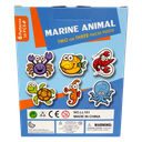 Puzzle Marine Animal Two or Three Pieces Puzzle 6 Patterns 16 pcs
