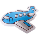 Puzzle Airplane Two or Three Pieces Puzzle 6 Patterns 13 pcs