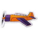Puzzle Airplane Two or Three Pieces Puzzle 6 Patterns 13 pcs