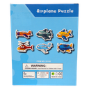 Puzzle Airplane Two or Three Pieces Puzzle 6 Patterns 13 pcs