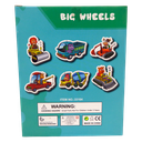 Puzzle Big Wheels Two or Three Pieces Puzzle 6 Patterns 14 pcs