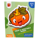 Puzzle Fruit & Vegetable Series Two or Three Pieces Puzzle 6 Patterns 14 pcs
