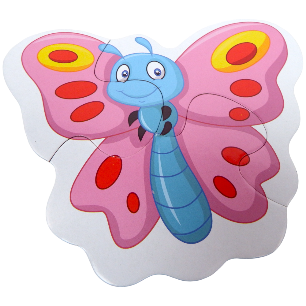Puzzle Insect Series Two or Three Pieces Puzzle 6 Patterns 15 pcs
