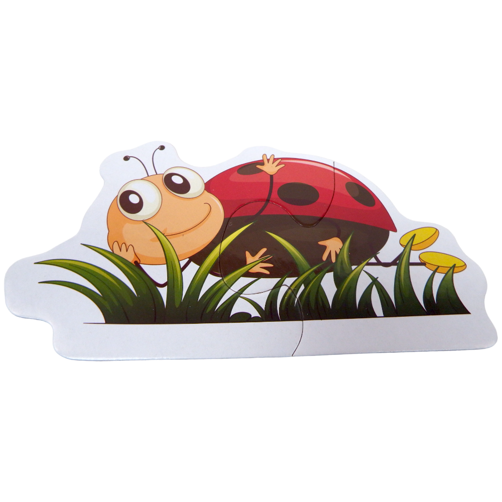 Puzzle Insect Series Two or Three Pieces Puzzle 6 Patterns 15 pcs