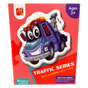 Puzzle Traffic Series Two or Three Pieces Puzzle 6 Patterns 18 pcs