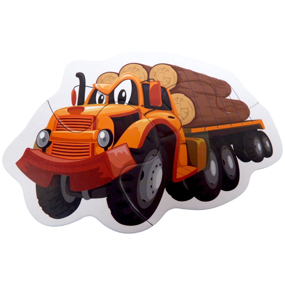 Puzzle Traffic Series Two or Three Pieces Puzzle 6 Patterns 18 pcs
