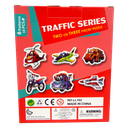 Puzzle Traffic Series Two or Three Pieces Puzzle 6 Patterns 18 pcs