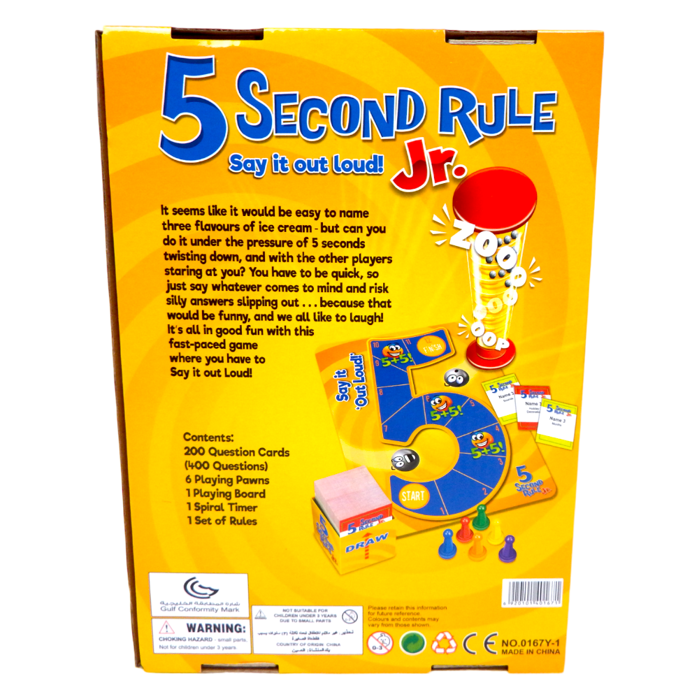 Five Second Rule Jr.