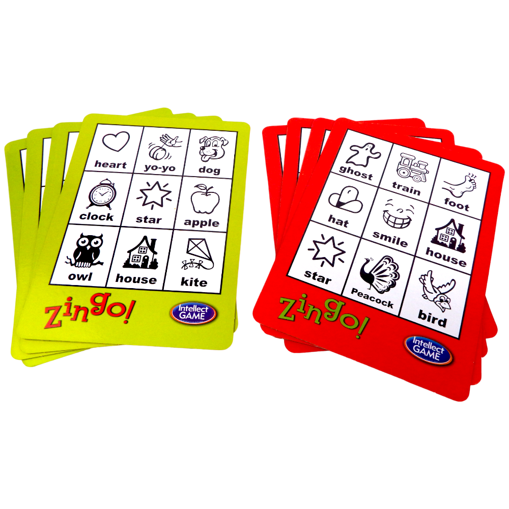 Zingo Bingo with a Zing Intellect Game