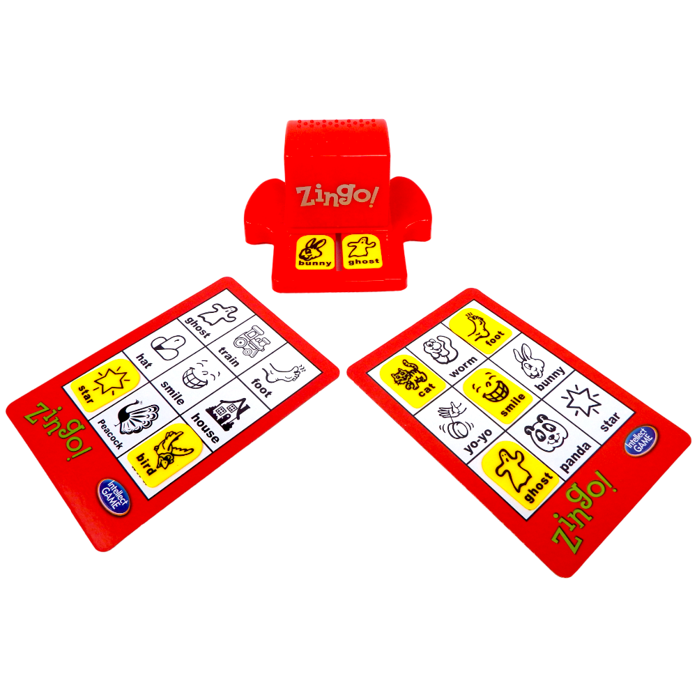 Zingo Bingo with a Zing Intellect Game