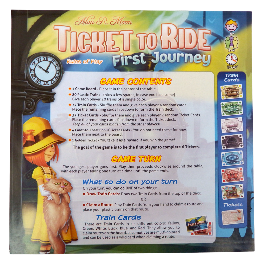Ticket to Ride First Journey
