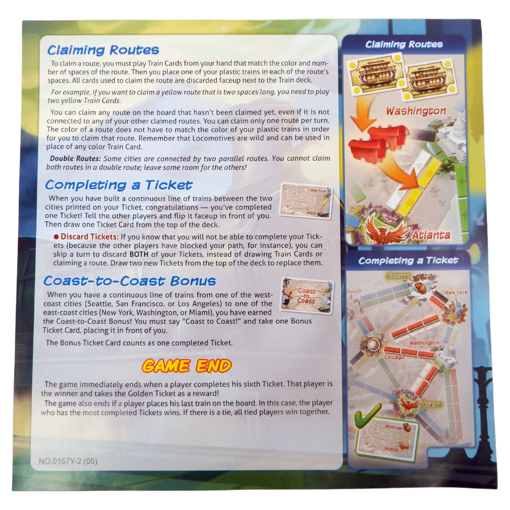 Ticket to Ride First Journey