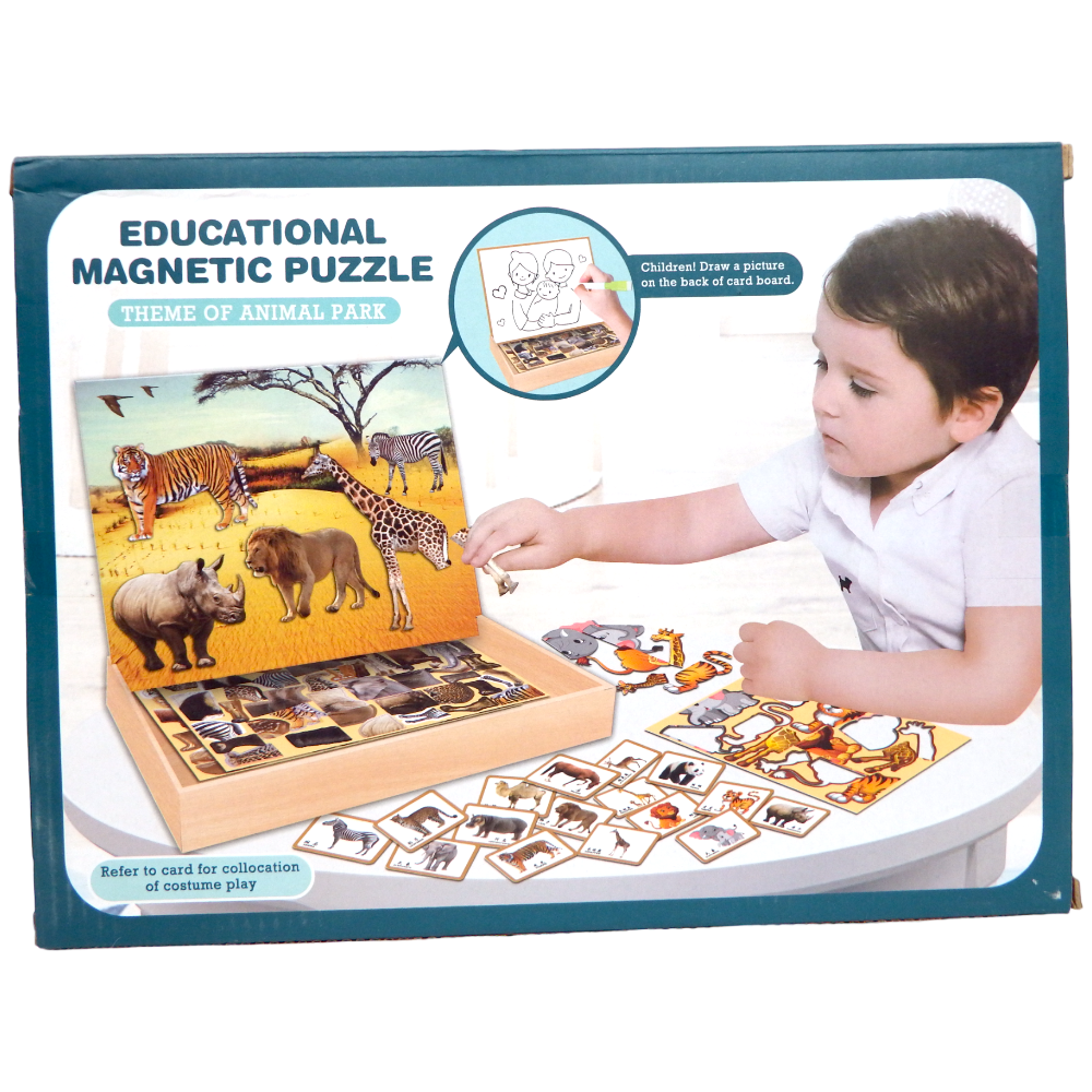 Educational Magnetic Puzzle Animal Park