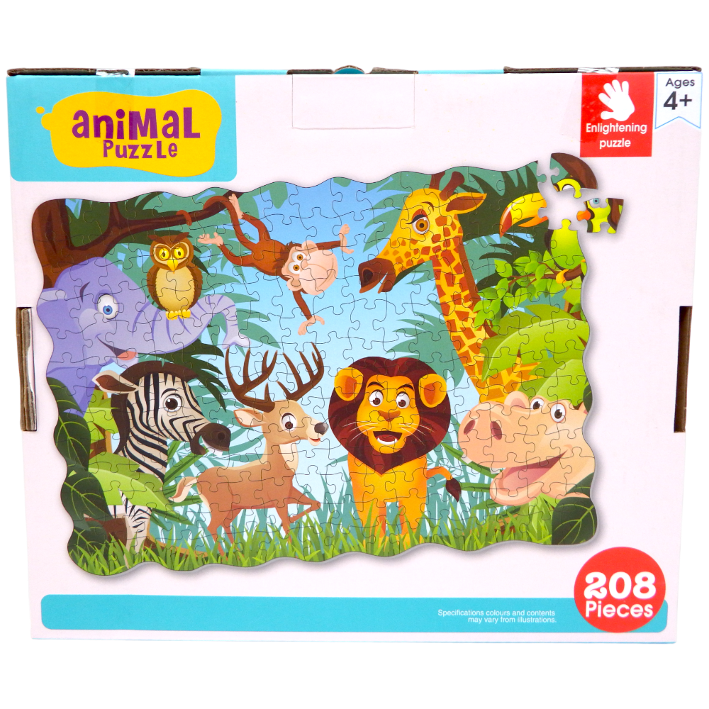 Puzzle Animal 64x90 cm 208 pcs Sun