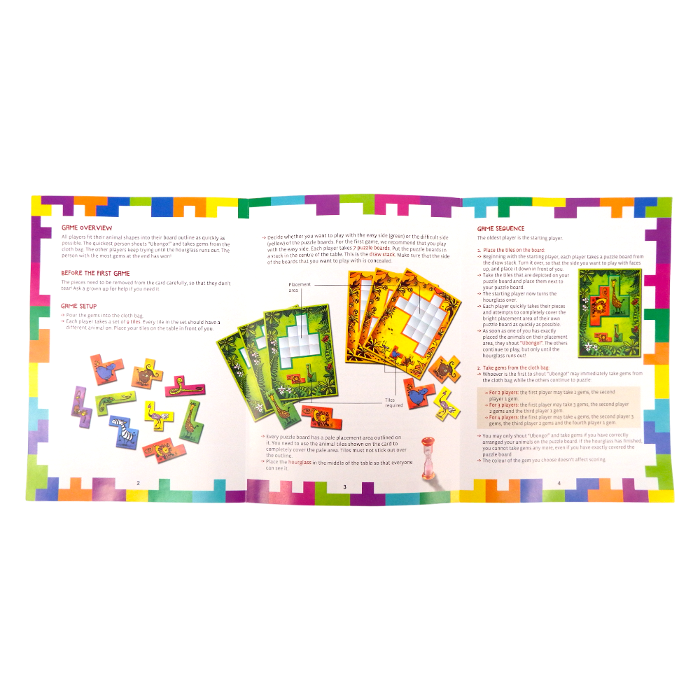 Ubongo Junior The Classic Puzzle Game for Kids
