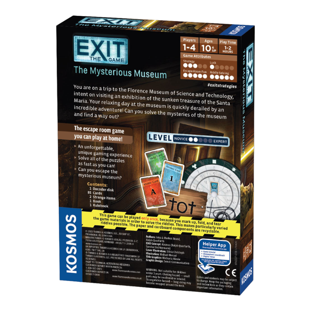 THAMES & KOSMOS Exit The Game The Mysterious Museum