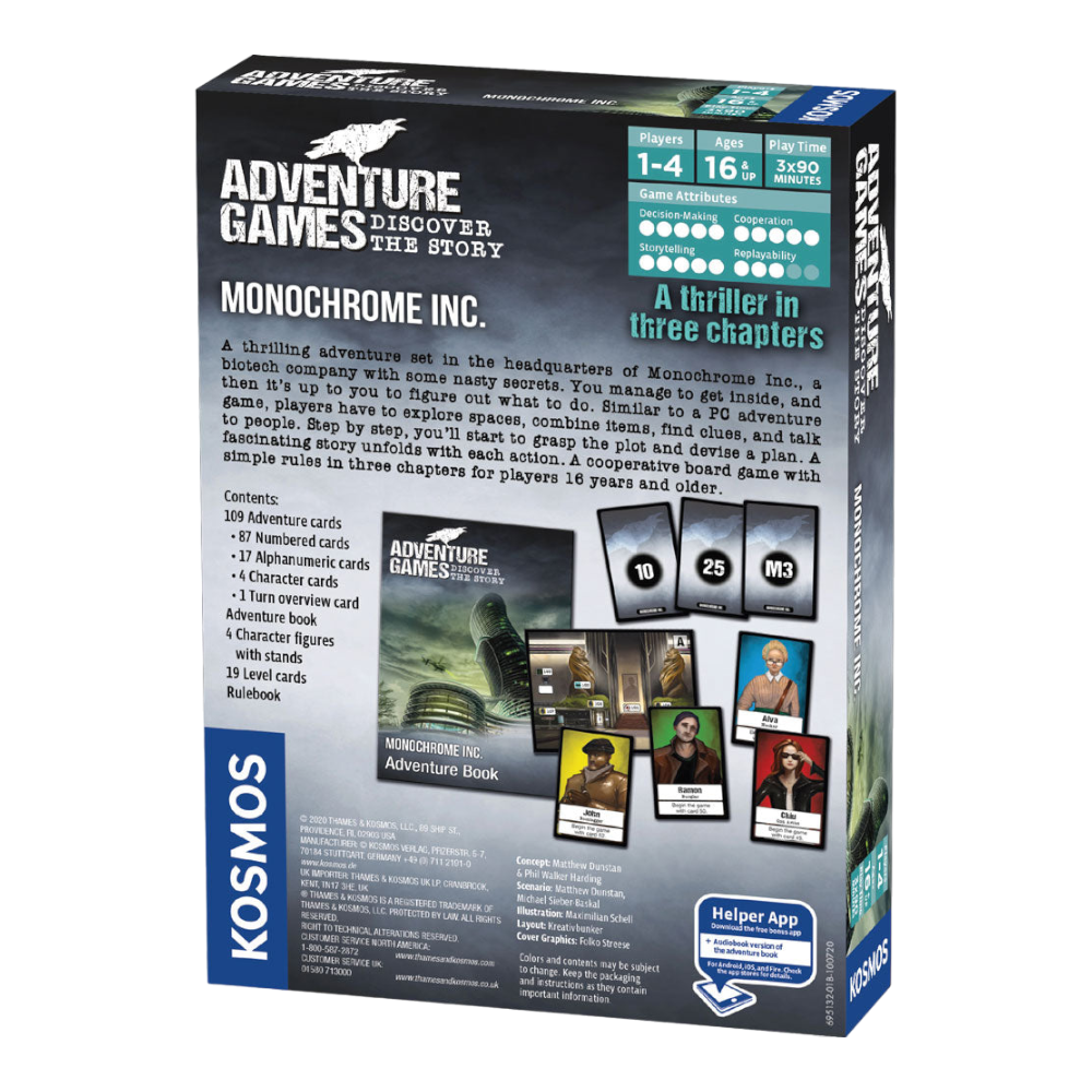 THAMES & KOSMOS Adventure Games Monochrome Inc
