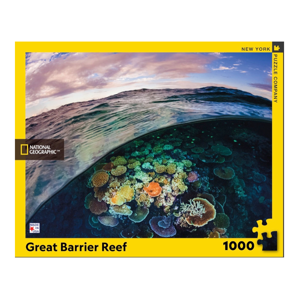 New York National Geographic Puzzle 1000 Pieces Great Barrier Reef