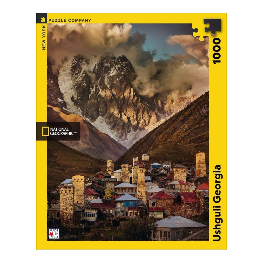New York National Geographic Puzzle 1000 Pieces Ushguli Georgia
