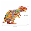 mideer Puzzle 280 Pieces Huge Animal-Shaped Dinosaur World