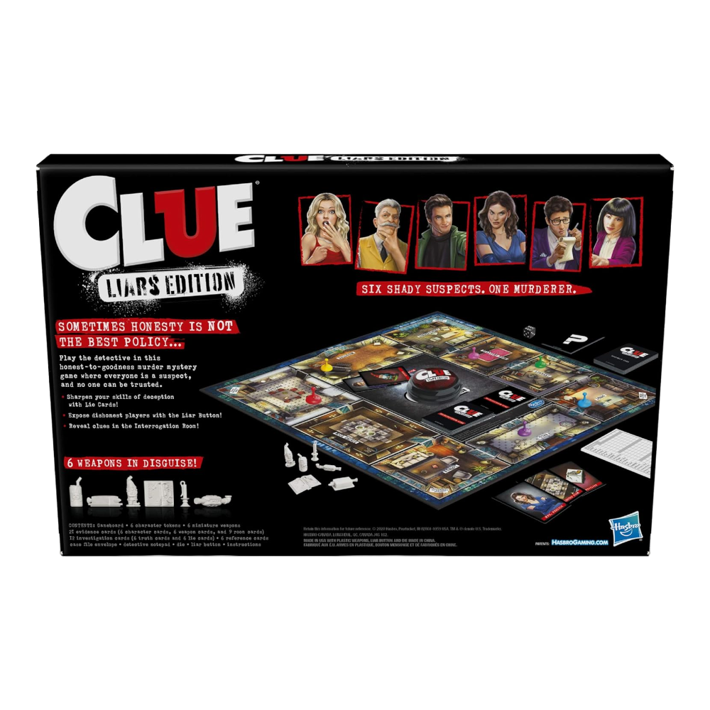Hasbro Gaming Cluedo Liars Edition