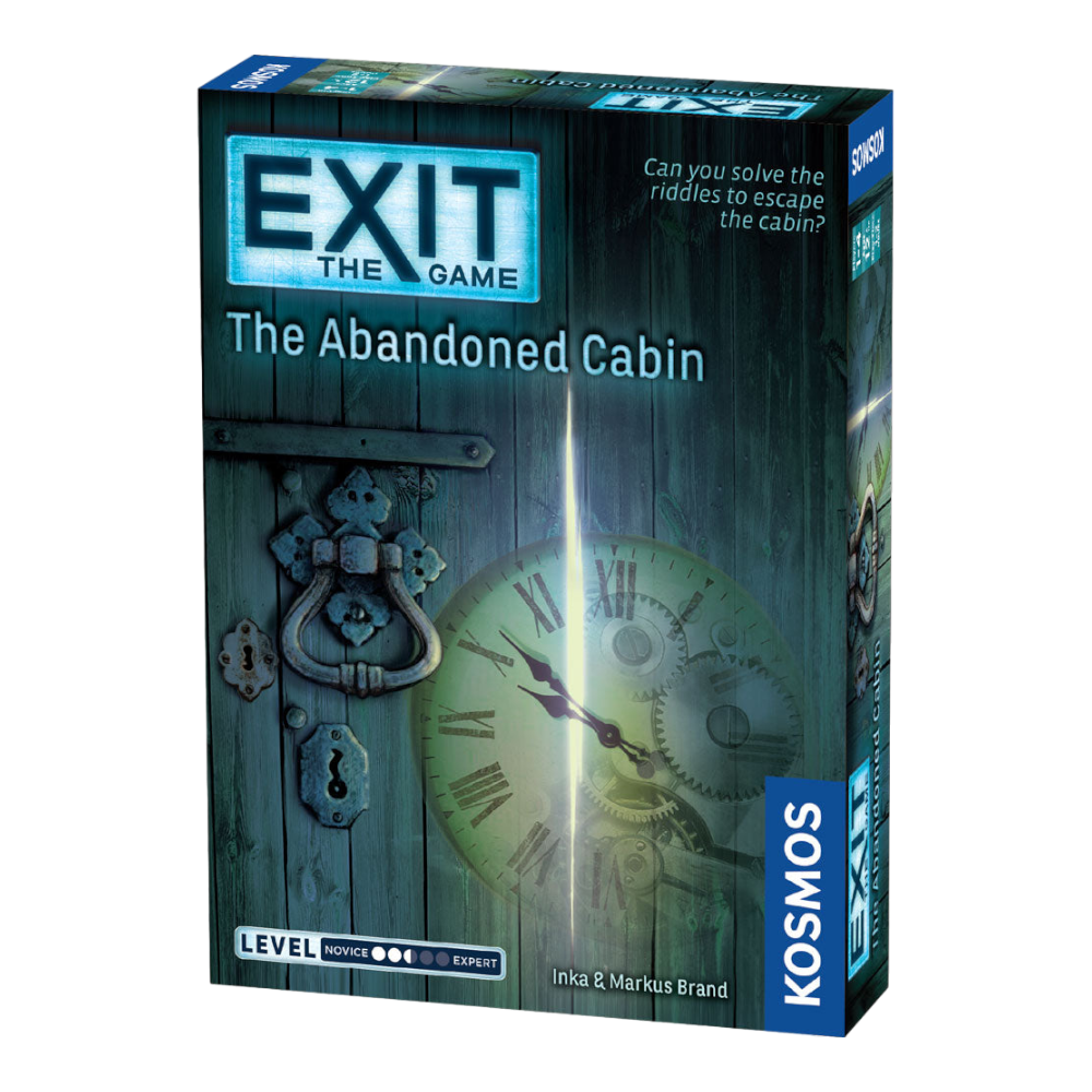 THAMES & KOSMOS Exit The Game The Abandoned Cabin | Interactive Escape Room Experience| Cooperative | 1-4 Players | 12+ | Game for Kids and Adults