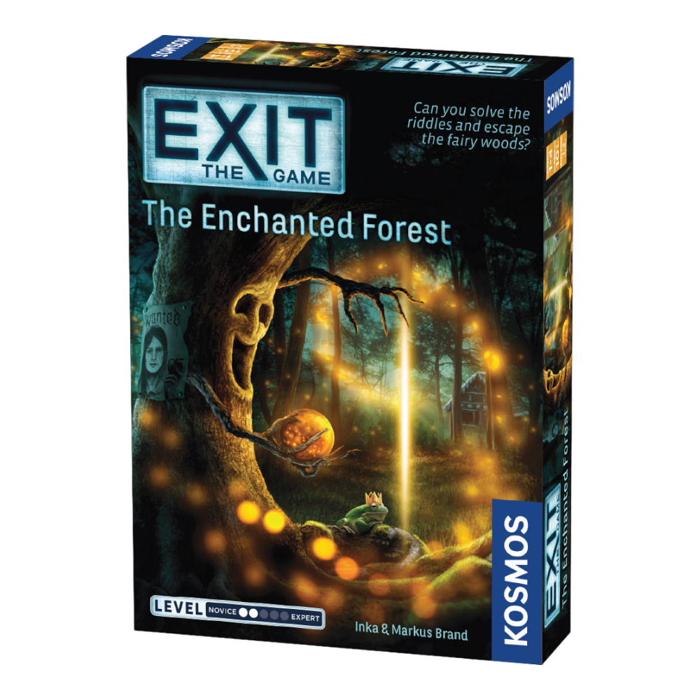THAMES & KOSMOS Exit The Game The Enchanted Forest | Interactive Escape Room Experience| Cooperative | 1-4 Players | 10+ | Game for Kids and Adults