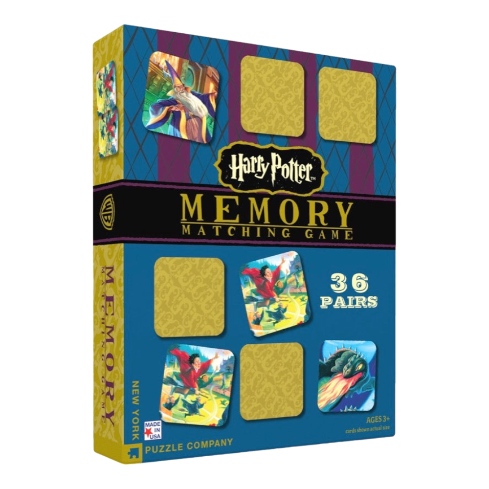 New York Memory Matching Game Harry Potter, 36 paris, 2-4 players, Age 3+ Years, Great birthday present or gift