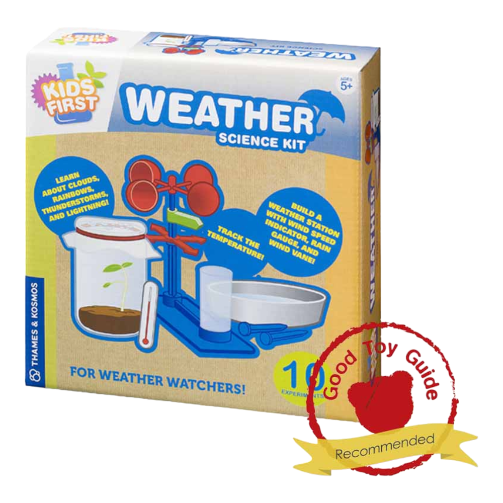 THAMES & KOSMOS Weather Science KIT for kids 5+ Years, 10 experiments, 20 manual pages