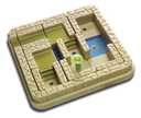 SmartGames Temple Trap Cognitive Skill-Building Travel Game with Portable Case Featuring 60 Challenges for Ages 7 - Adult