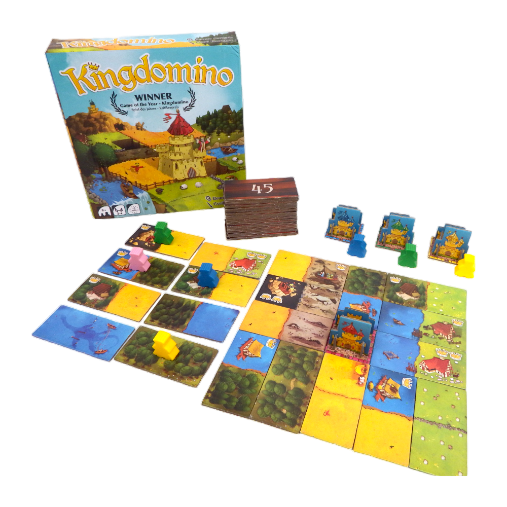 Kingdomino, Award Winning Family Strategy Board Game, Age 8+, 2-4 Players, 15 Min Playtime 