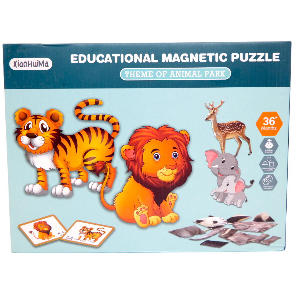 Educational Magnetic Puzzle Animal Park